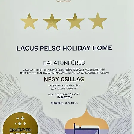 Lacus Pelso Holiday * Balatonfüred
